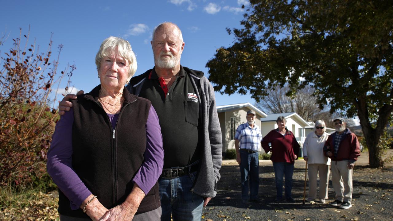 Retirees from western NSW caravan park Coolah Home Base in legal