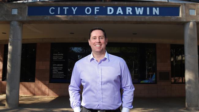 Darwin council chief executive Scott Waters says council could spend up to $55 million on the stimulus package. Picture: Keri Megelus