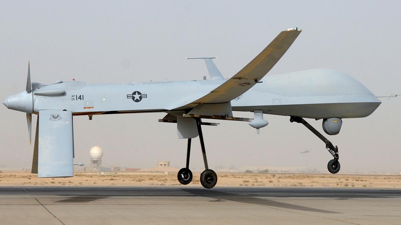 An MQ-1 Predator drone used by the US military. Picture: AFP.