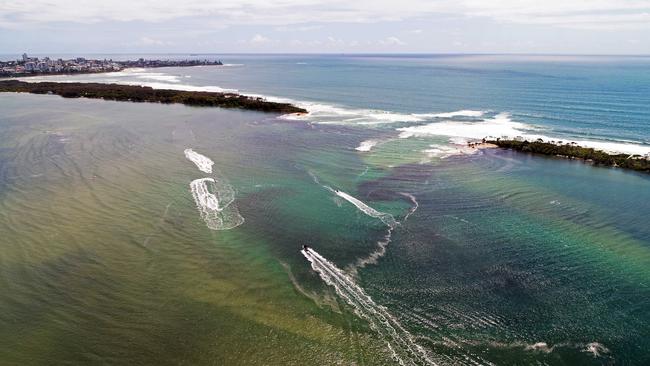 The Bribie Island breakthrough. Picture: Patrick Woods.