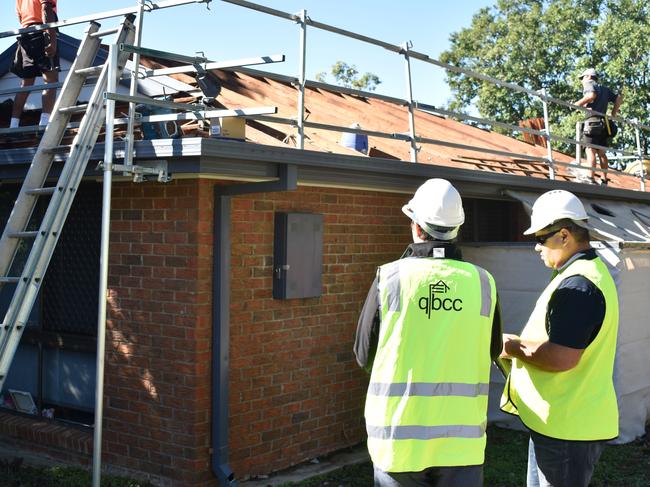 QBCC inspectors conducting audits on worksites across Rosewood