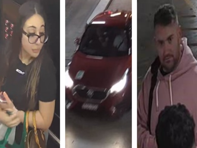 Police have released images of a vehicle, two men and a woman as part of an investigation into an alleged drug laboratory that caused a fire in a unit in southwest Sydney earlier this month.