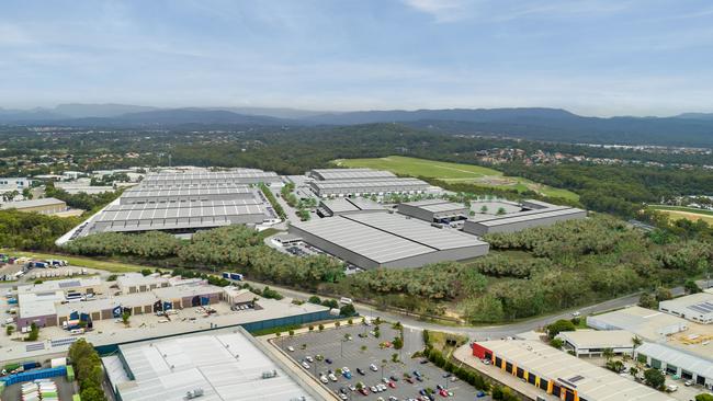 An artist impression of the Gold Coast Logistics Hub. Photo: Supplied