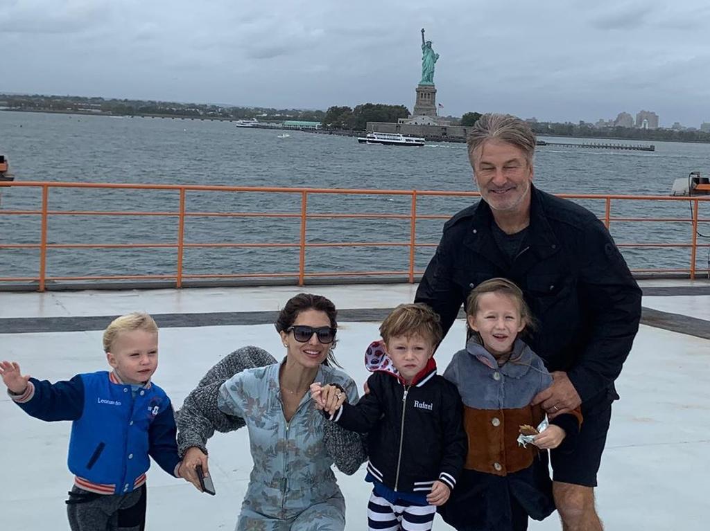 The Baldwin family still made it to see the Statue of Liberty.