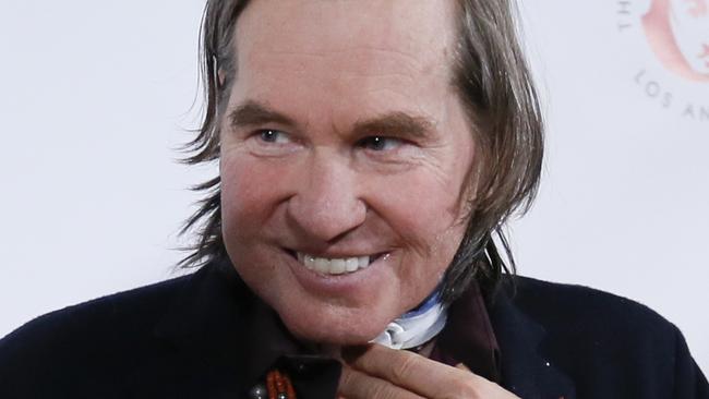 Actor Val Kilmer walks on the red carpet for Simply Shakespeare: The Merchant of Venice, a one-night only staged benefit reading to support The Shakespeare Center of Los Angeles, at the Walt Disney Concert Hall on Monday, October 28, 2019 in Los Angeles, California, USA.