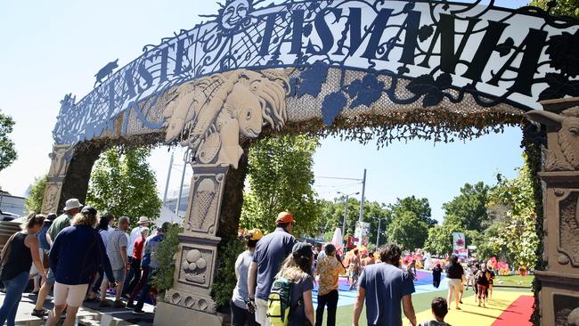 Only 21 per cent of visitors to the 2018-19 Taste of Tasmania were from Hobart. Picture: EDDIE SAFARIK