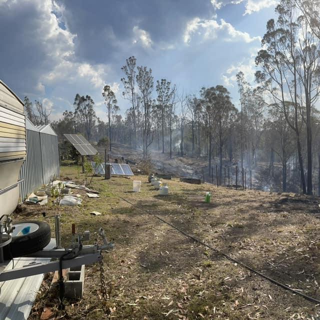 Nymboida bushfire. Picture: Pauline Quester