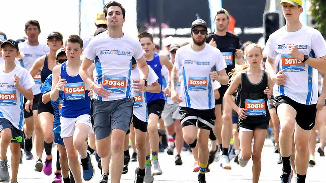 Participants in this year’s Bridge to Brisbane have already raised more than $450,000. File picture