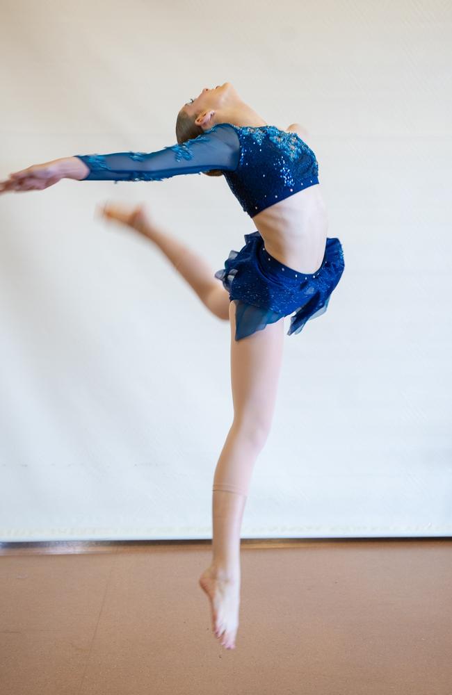 Oliva Mehonoshen competed in the lyrical slow modern (13-14 years) on the third day of the Gympie Eisteddfod. Picture: Christine Schindler