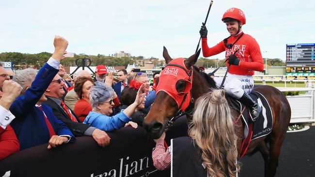 Kerrin McEvoy returns to scale after his success.