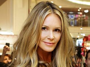 Elle Macpherson makes a store appearance to promote 'Invisible Zinc' at the Myer Store in the Sydney CBD.