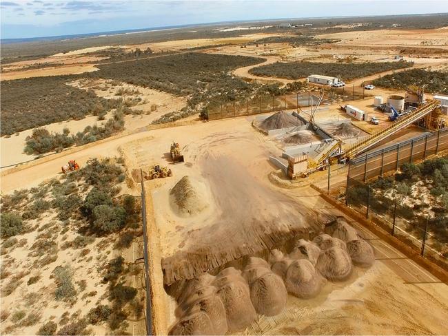 Iluka Resources' rare earths tailings project at Eneabba in WA.