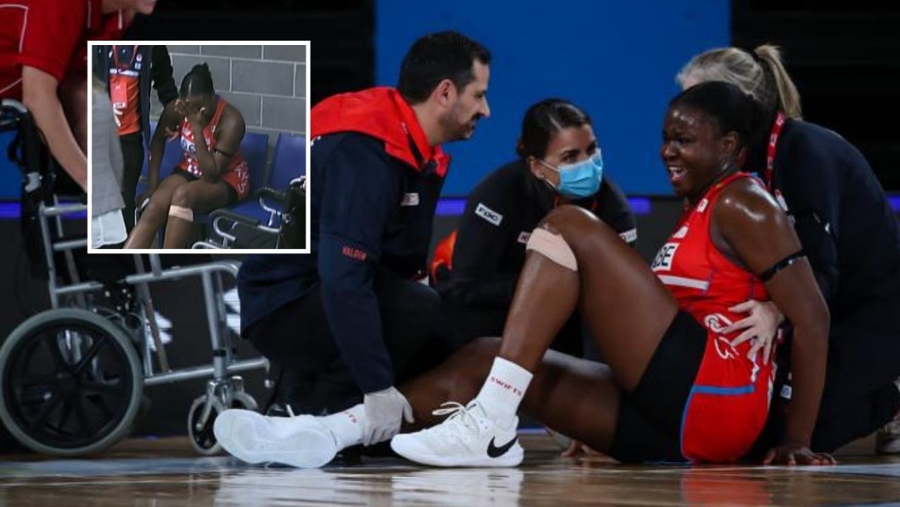 Sam Wallace was inconsolable after she suffered a season-ending knee injury.