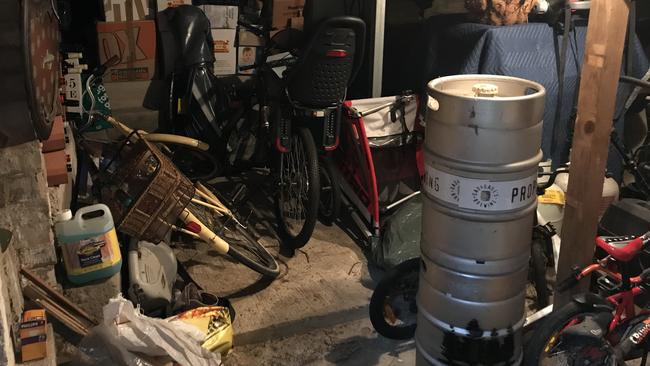 Selling the bikes certainly freed up space in the garage for Laura Vendal. Source: Supplied