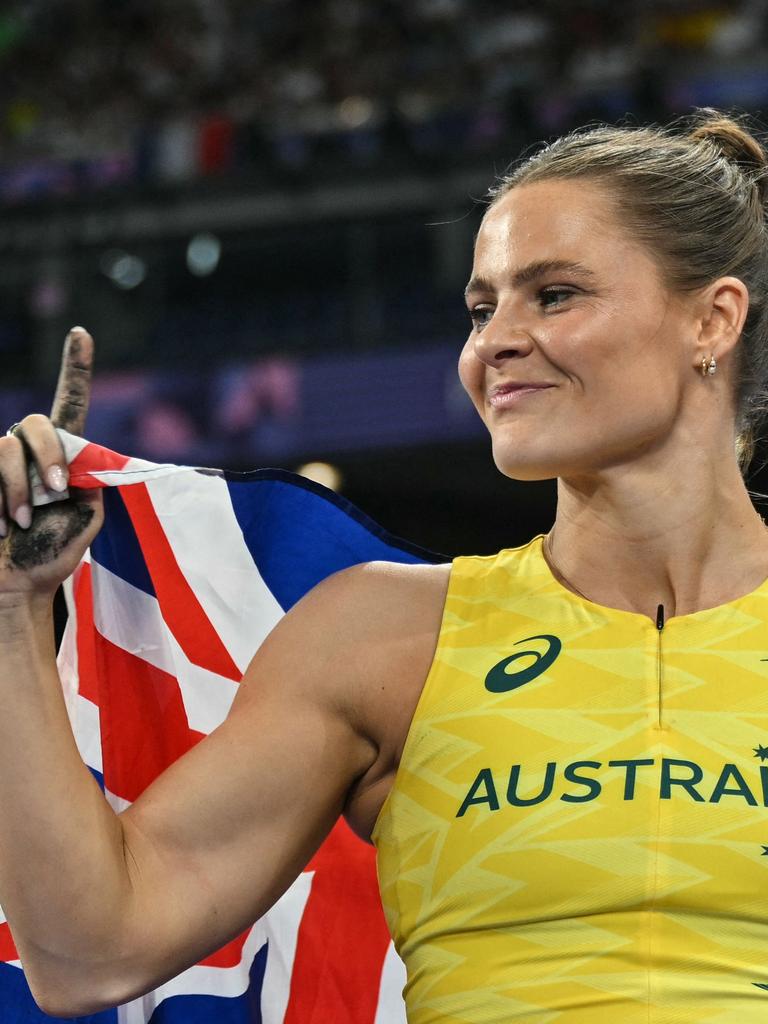 Nina Kennedy created history in Paris. Picture: Andrej Isakovic/AFP