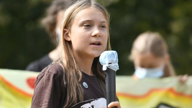 Greta Thunberg has dismissed practicalities about how to use blue or green hydrogen as ‘blah, blah, blah’. Picture: Getty Images