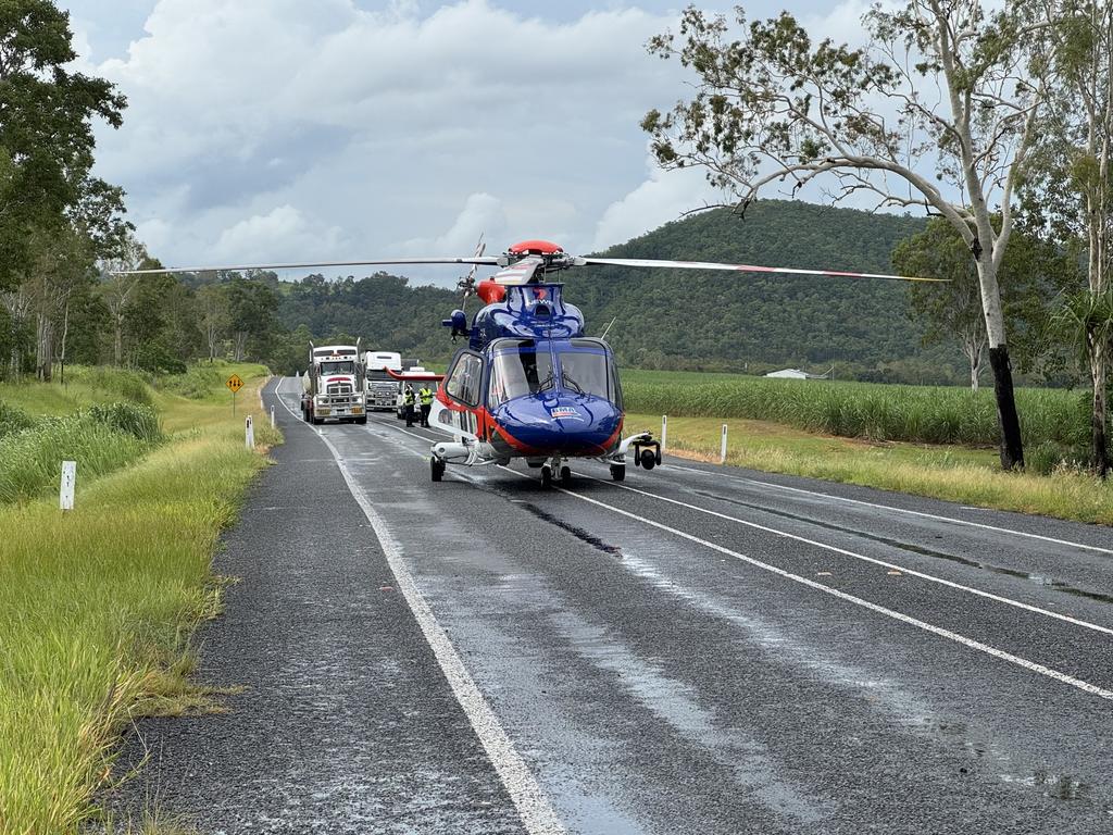 Emergency crews on scene at serious Bruce Highway motorbike crash at ...