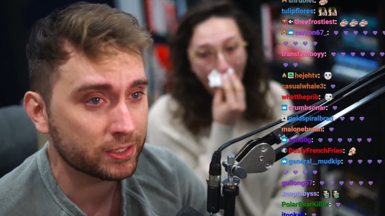 Twitch streamer Atrioc was forced to apologise after he posted a video of himself watching deepfake pornography. Picture: Twitch