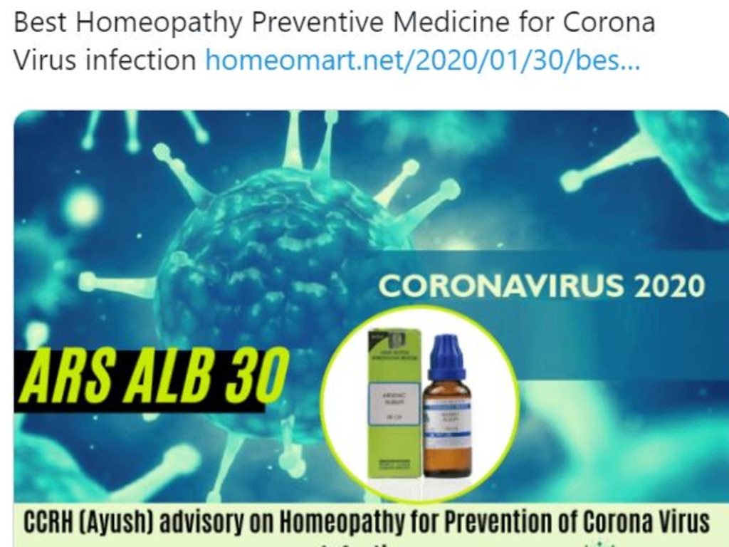 Coronavirus India claims herbal remedies can prevent virus