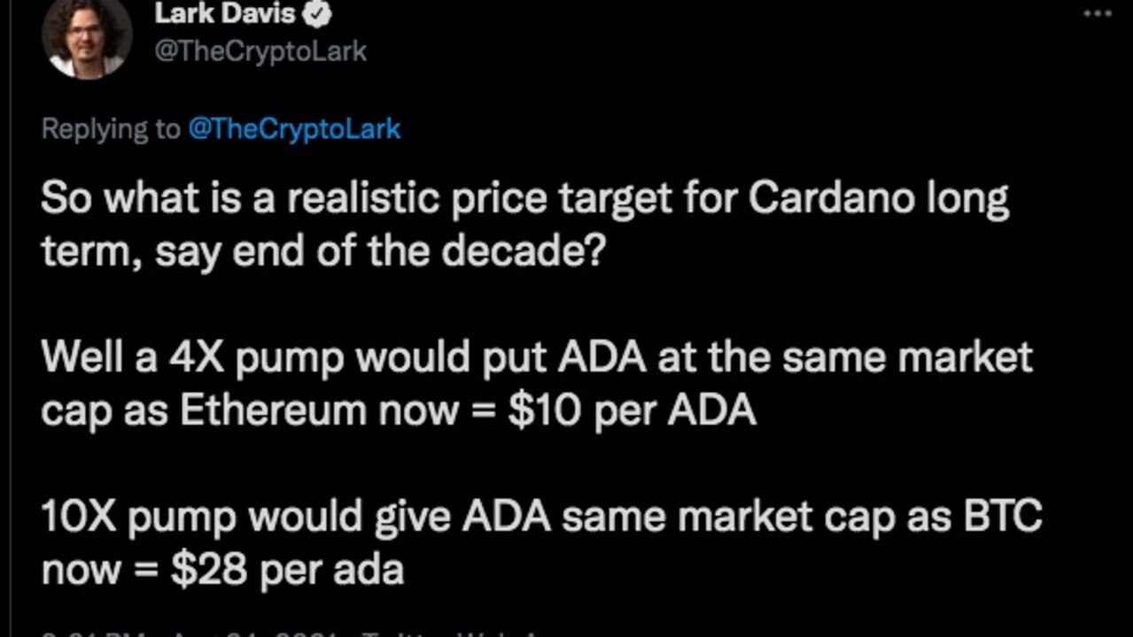 An expert’s prediction on crypto.