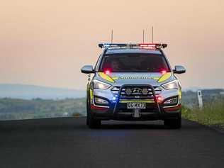 COW COLLISION: A female driver in her 30s is lucky to have walked away with minor chest injuries after colliding with a cow on the Leichhardt Highway Saturday night. Picture: Contributed