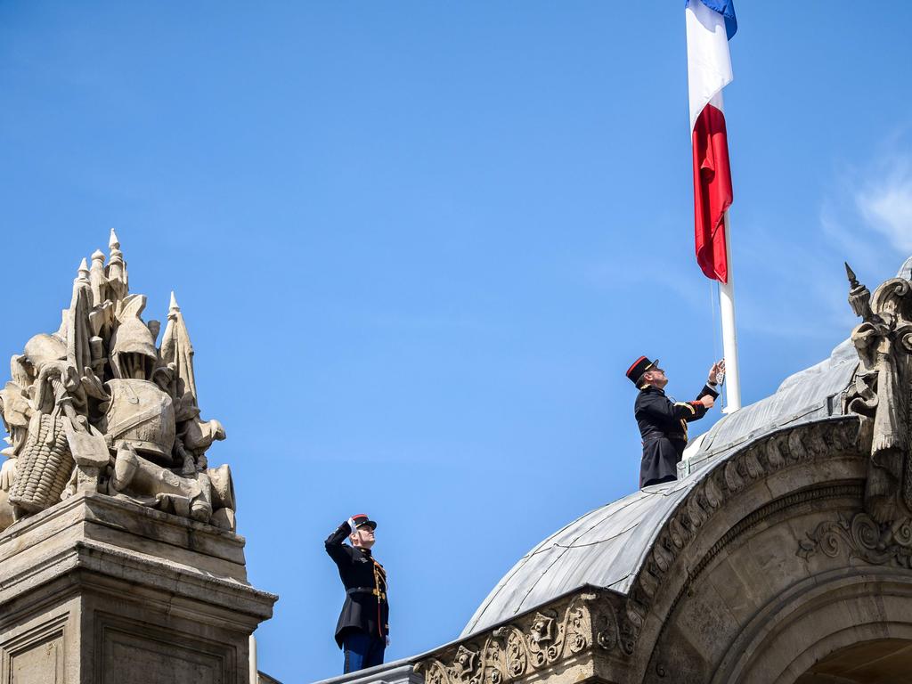 More than three million people marched in solidarity in the streets of France afterwards, and around 40 world leaders flew in to Paris to make a statement in defence of the free press. / AFP PHOTO / POOL / Christophe Petit Tesson