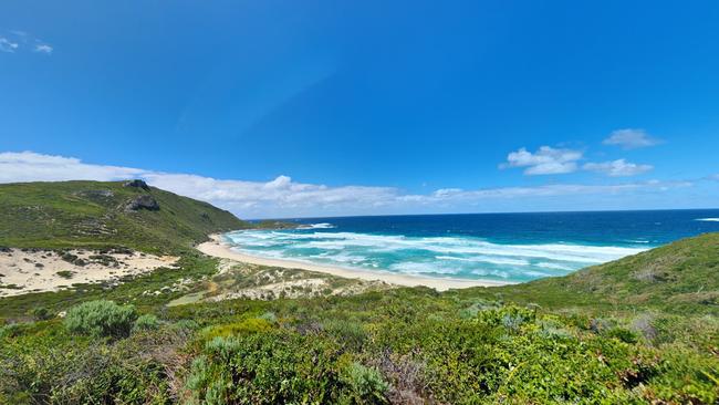 Conspicuous Cliff beach is on a notoriously dangerous stretch of ocean. Picture: Google