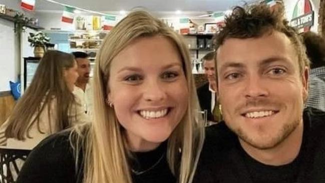 Home And Away's Sophie Dillman and Patrick O'Connor at Bill and Toni's Darlinghurst