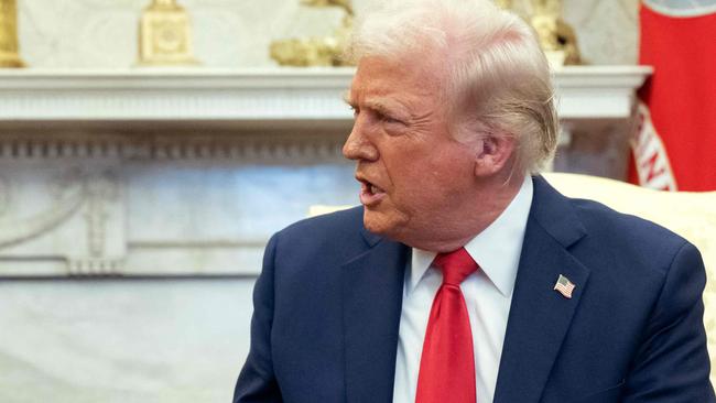 US President Donald Trump and Ukraine's President Volodymyr Zelensky meet in the Oval Office of the White House in Washington, DC, February 28, 2025. Zelensky and Trump openly clashed in the White House on February 28 at a meeting where they were due to sign a deal on sharing Ukraine's mineral riches and discuss a peace deal with Russia. "You're not acting at all thankful. It's not a nice thing," Trump said. "Itâs going to be very hard to do business like this," he added. (Photo by SAUL LOEB / AFP)