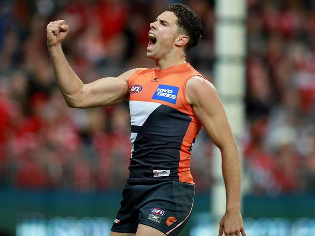 Kelly is a shining light for GWS and says he loves the club. Picture: Getty Images