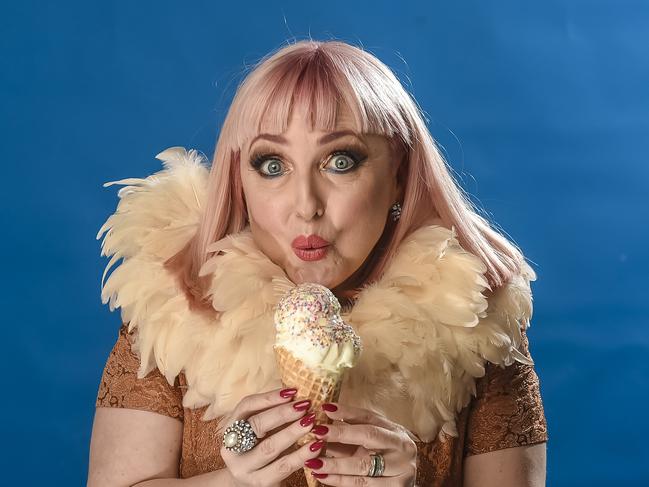 Tastes of Winter Big Read.Peta-Anne Louth with an ice-cream.13th July 2018 AAP/Roy VANDERVEGT