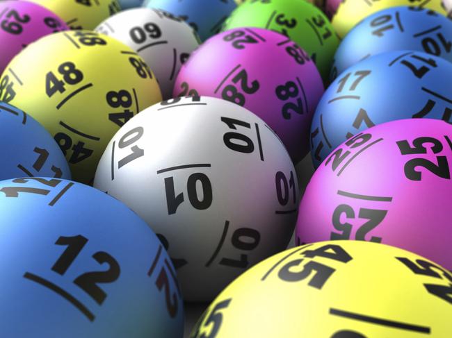 Generic image of lotto balls used for a Lottery draw.