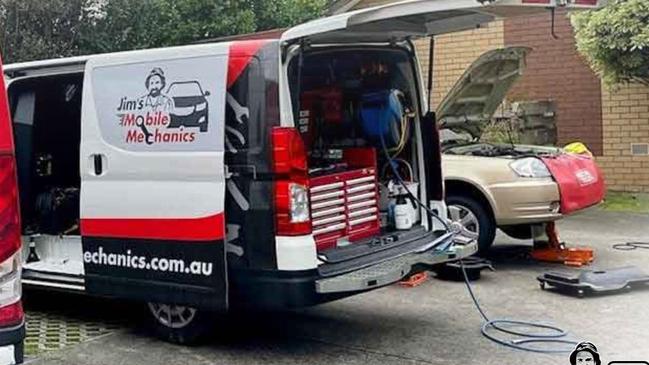 Jim’s Mobile Mechanics said it had 300 unserviced leads but that wasn’t the experience of a franchisee. Picture: Instagram