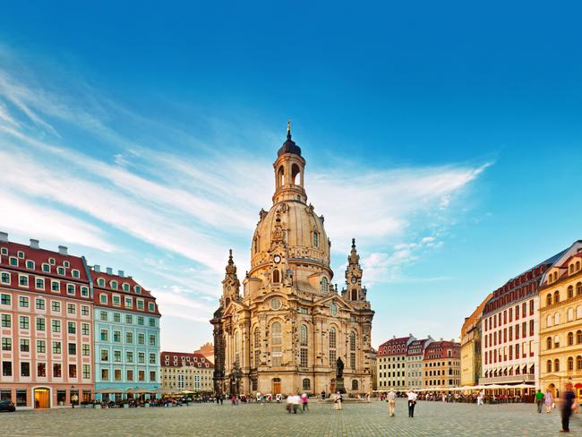 Buildings T & I The Dresdner Frauenkirche ("Church of Our Lady") is a Lutheran church in Dresden, Germany.