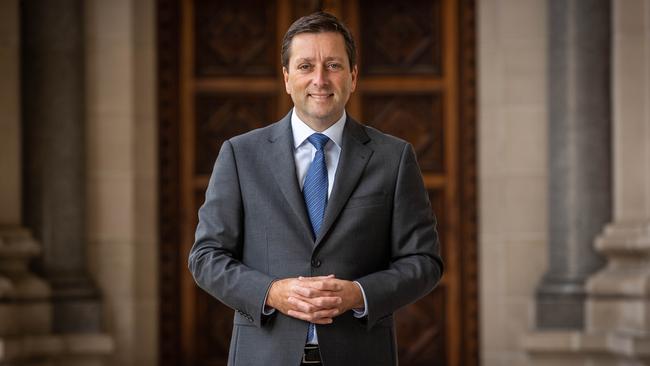 Former leader of the Victorian Liberal Party Matthew Guy. Picture: Jake Nowakowski