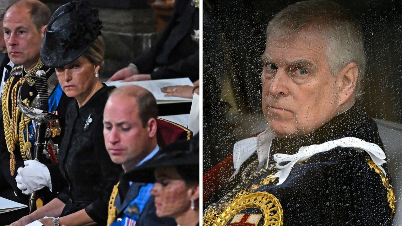 Royals ‘unhappy’ with disgraced Prince Andrew. Picture: Ben Stansall - WPA Pool/Getty Images; Toby Melville - WPA Pool/Getty Images