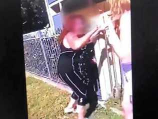 Footage of a woman being bashed by two other women was leaked online this week. Picture: Contributed