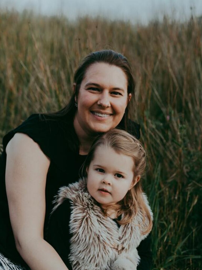 Karly Scale, pictured with daughter Remy.