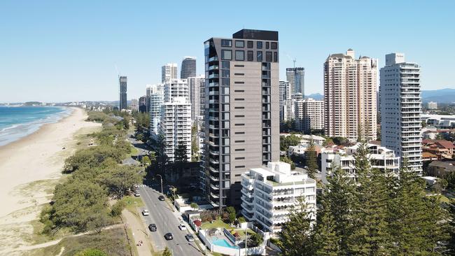 Potter George is fielding offers of more than $70m for a site at Broadbeach on the Gold Coast. Picture: Brendan Radke