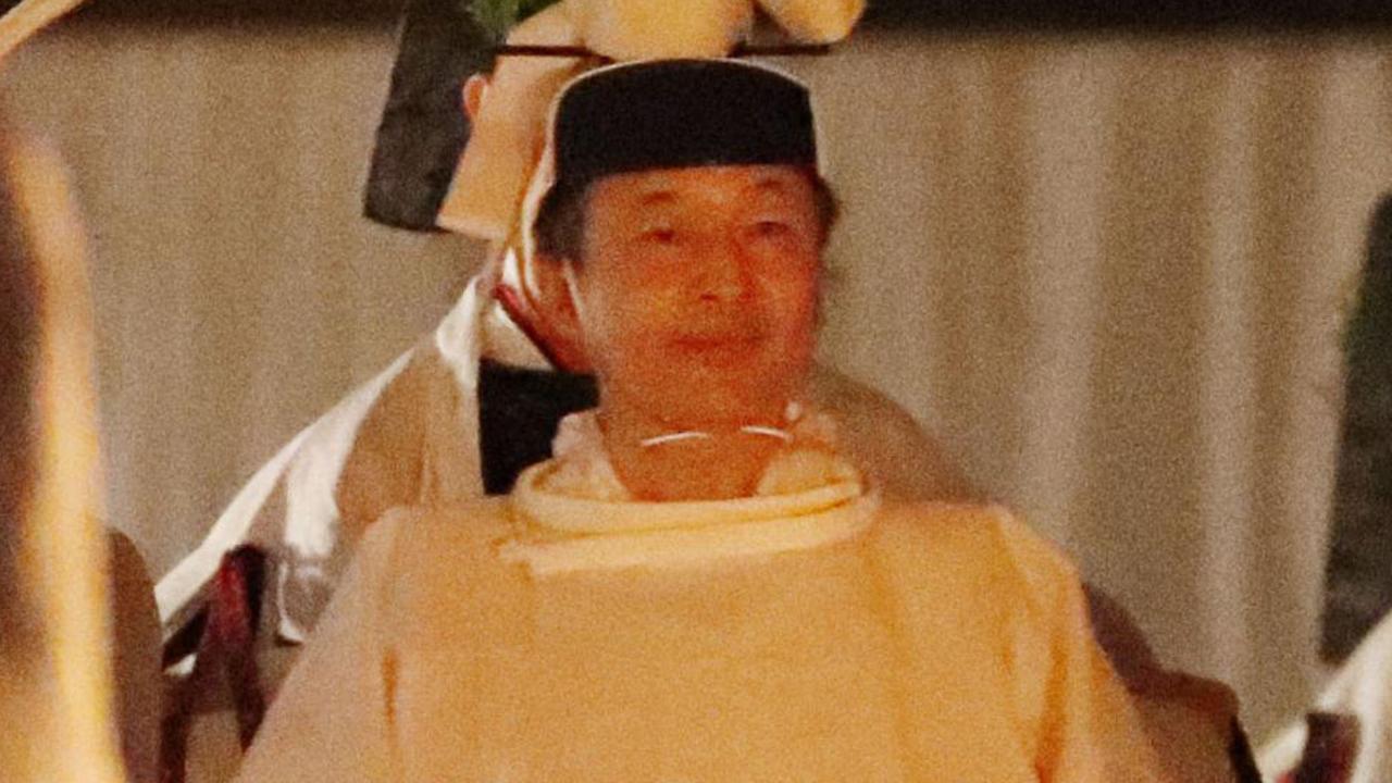 Japanese Emperor Naruhito has a dinner date with the sun goddess