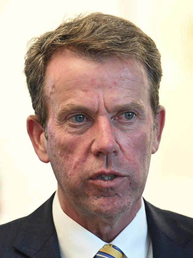 Opposition immigration spokesperson Dan Tehan took aim at Australian Venue Co’s obligations to private equity fund PAG. Picture: NewsWire / Martin Ollman