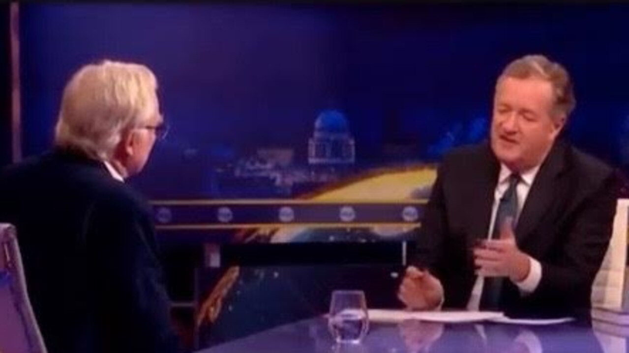 Piers Morgan was interviewing Richard Dawkins when the exchange took place.