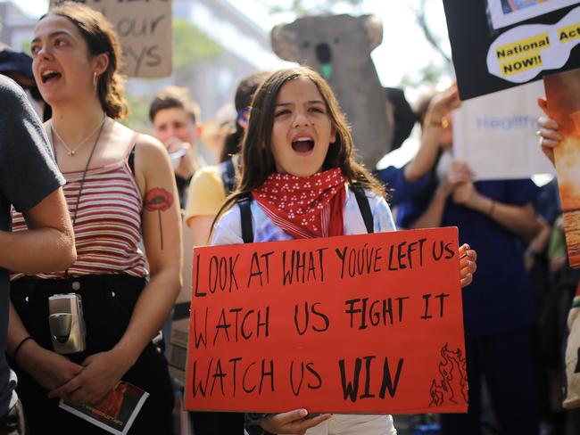 The group was approached by a legal team after the 2019 School 4 Climate rallies. Picture: Steven Saphore / AAP Image