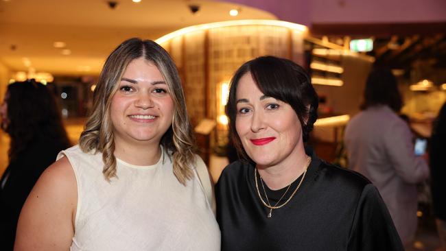 Lilla Berry and Kara Pisconeri at the Screen Forever SPA Awards at The Star Gold Coast for Gold Coast at Large. Picture, Portia Large.