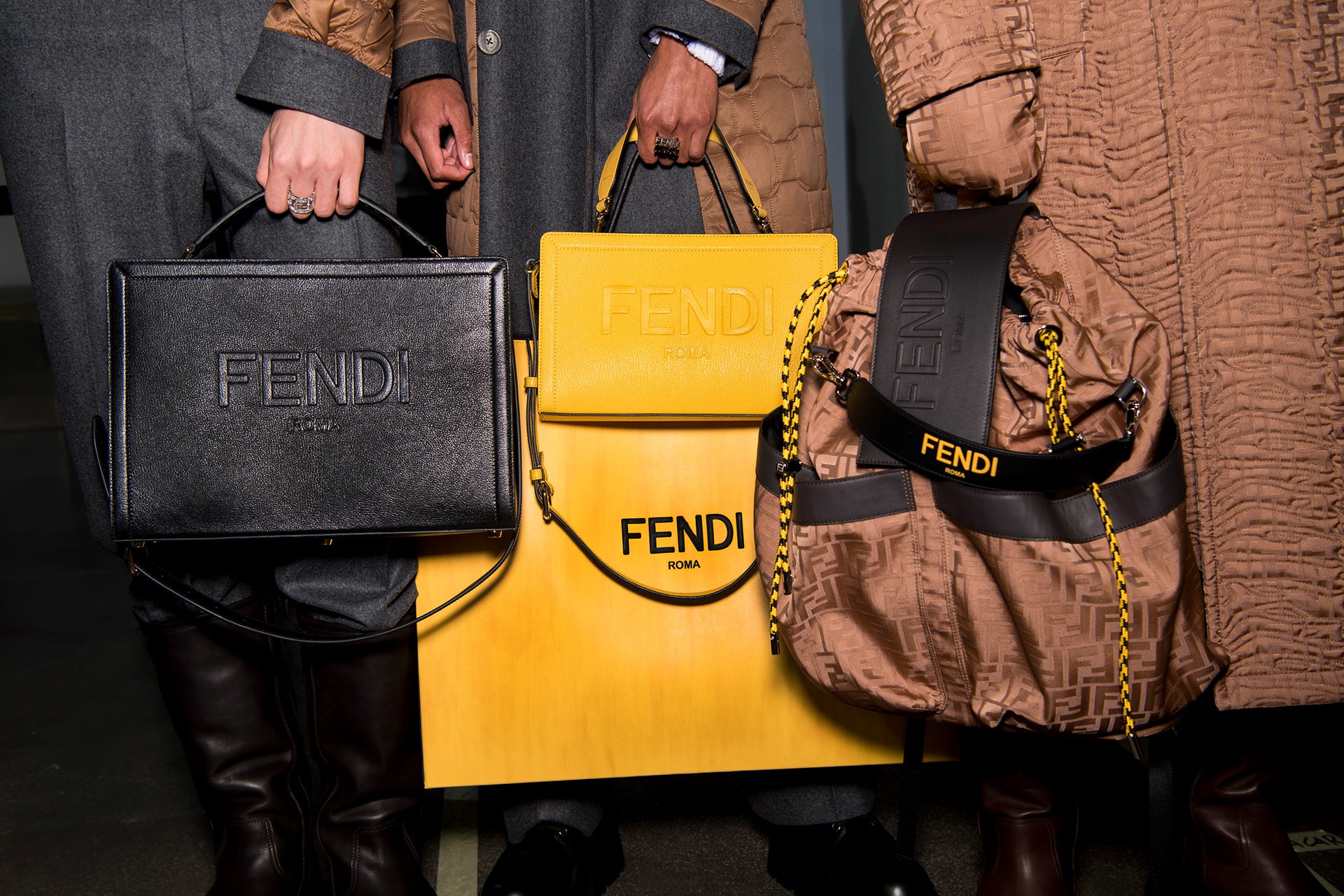 Fendi Yellow Crossbody Bags for Women