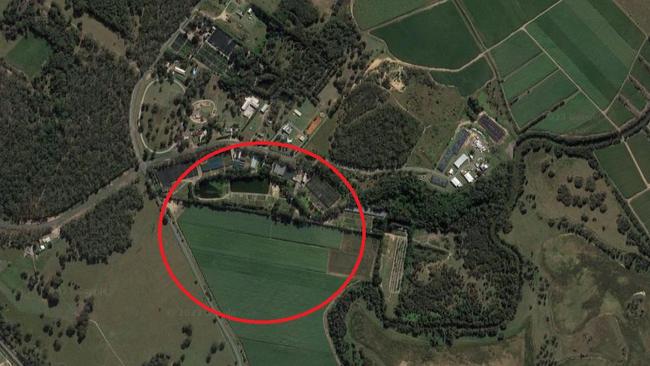 Location of the proposed Heaven on Earth cemetery at Pimpama on the Gold Coast.