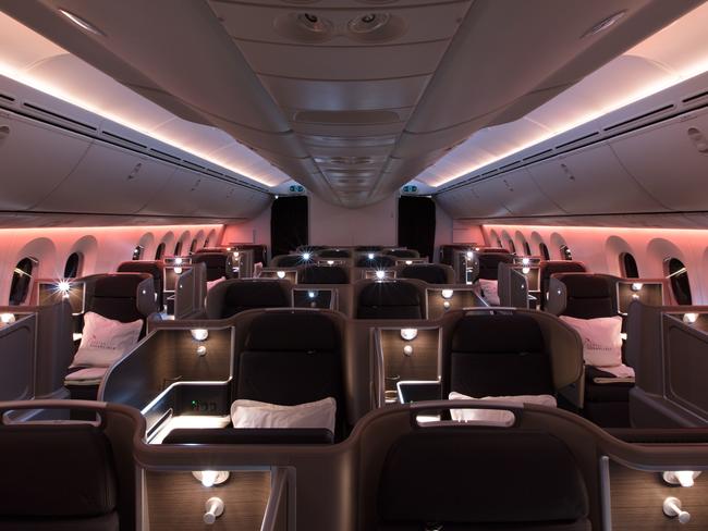 The aircraft that will have new levels of comfort for travellers. Picture: Qantas