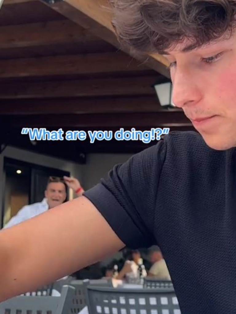 She then called the manager. He was also shocked and confused. Picture: TikTok/itsbenreid