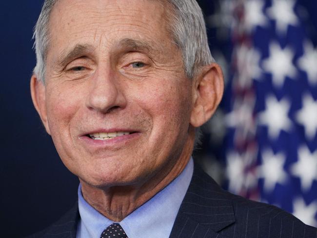 Dr Anthony Fauci. Picture: AFP