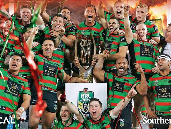 South Sydney Rabbitohs winning the NRL title in 2014